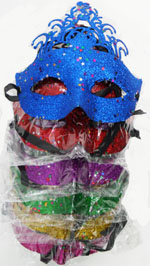 BS23252 Glitter Mask w. Stars-300/case