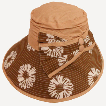 HW21708  Ladies' Sun Hat with Bow-120/case