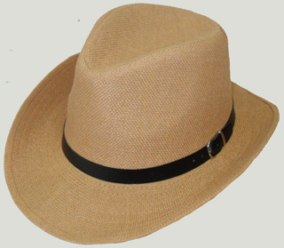 HW23548 Men Hat with Leathered Band-120/case