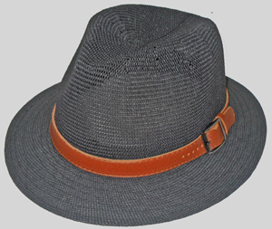 HW23591 Men Hat with Leathered Band-120/case