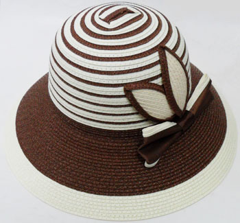 HW23654 Ladies'  Hat w. Bow-120/case