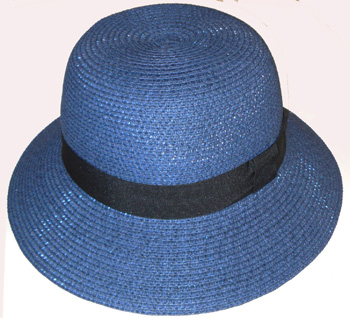 HW23693 Ladies' Hat w. Black Ribbon-120/case