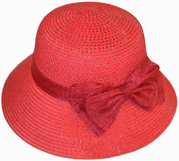 HW23698 Ladies' Bucket Hat w. Bow-120/case