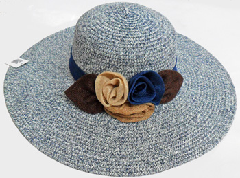 HW23700 Ladies' Hat w. Flower-120/case