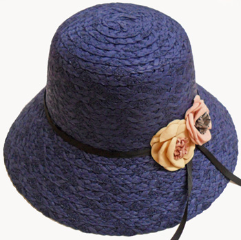 HW23712   Bucket Hat w. Flowers-120/case