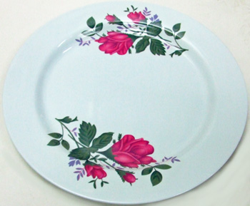 KH23142R 12" Flower Plate 72/case