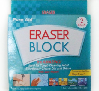 KW0038 2Pk Eraser Block 48/case