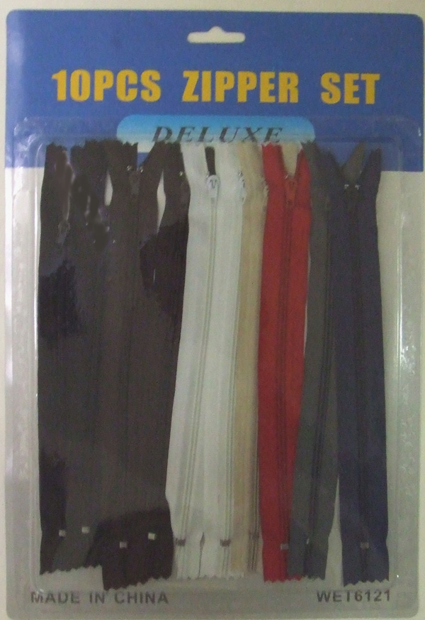OF23332 10pc Zippers- 144/case