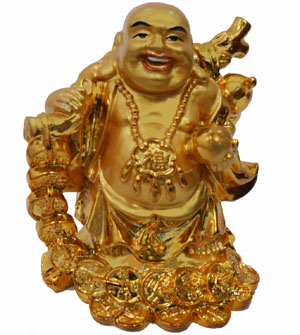 ST23583 4.5" Golden Buddha-36/case