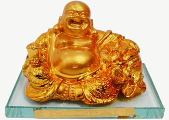 ST23593 Golden Money Buddha-36/cas