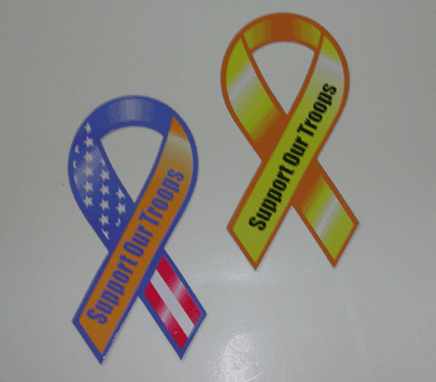 TY23057 Support Our Troops Ribbon Magnet- 600/case