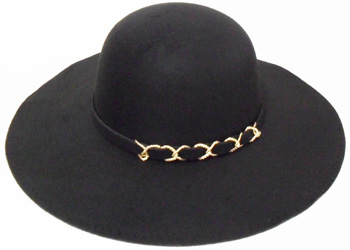 WA23104 Felt Hat with Chain-60/case