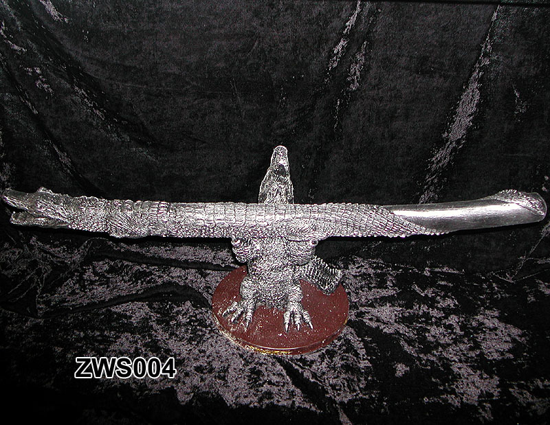 ZWS004S Sliver Crocodile Sword Set- 12/case